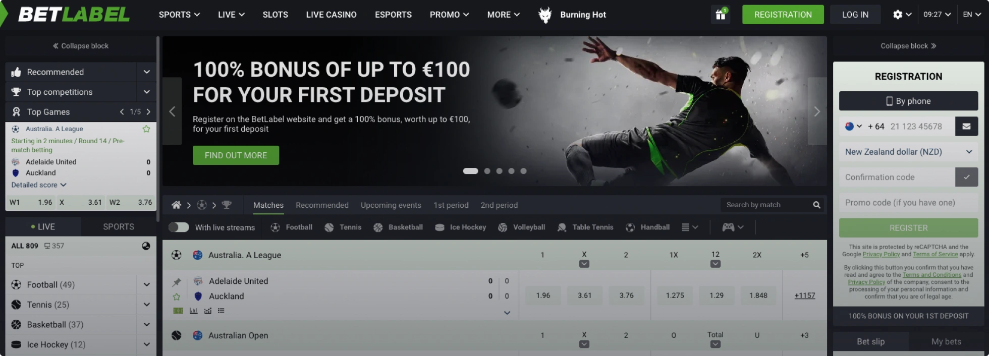 BetLabel sportsbook